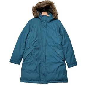 The North Face Arctic HyVent Women's Long Jacket XL - Goose Down - Teal Blue *